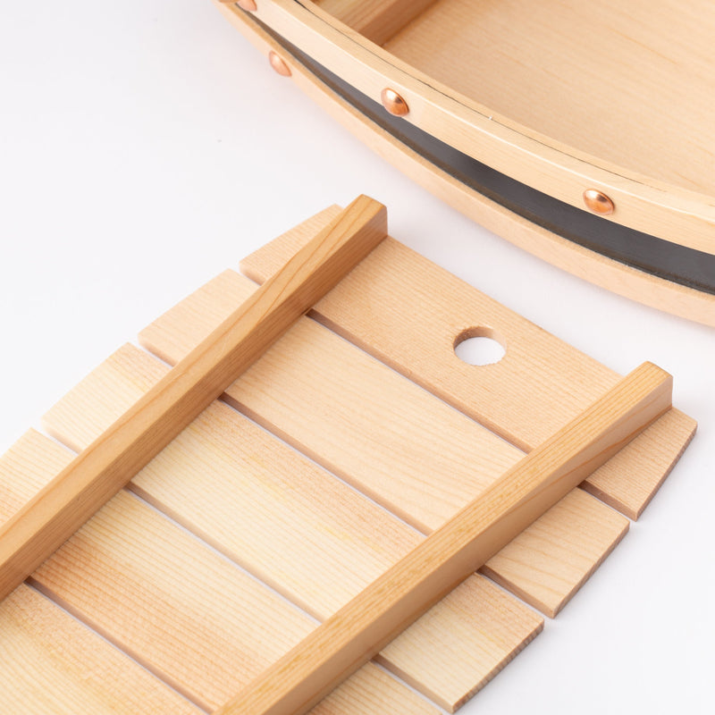 Miyabi Urushi Black Belt Kiso Woodwork Sushi Boat 19.7in - MUSUBI KILN - Handmade Japanese Tableware and Japanese Dinnerware