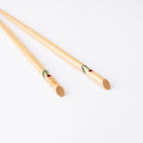 Miyabitake Flower Japanese Bamboo Children's Chopsticks 16.5cm/6.5in - MUSUBI KILN - Handmade Japanese Tableware and Japanese Dinnerware