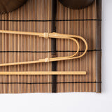 Miyabitake Japanese Bamboo Ice Bucket with Water Carafe, Placemat, Stir Stick and Tong Set - MUSUBI KILN - Handmade Japanese Tableware and Japanese Dinnerware