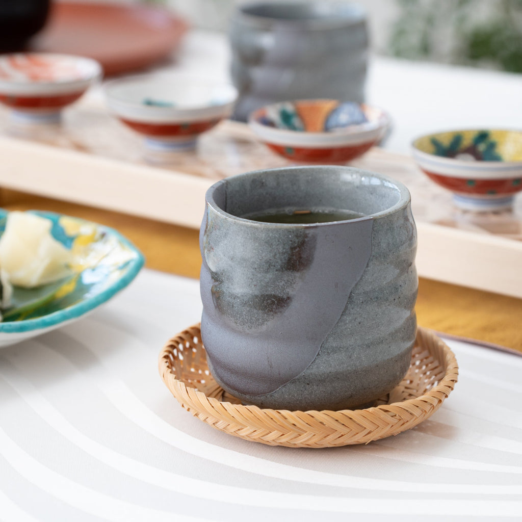 Miyabitake Japanese Bamboo Tea Coaster, MUSUBI KILN