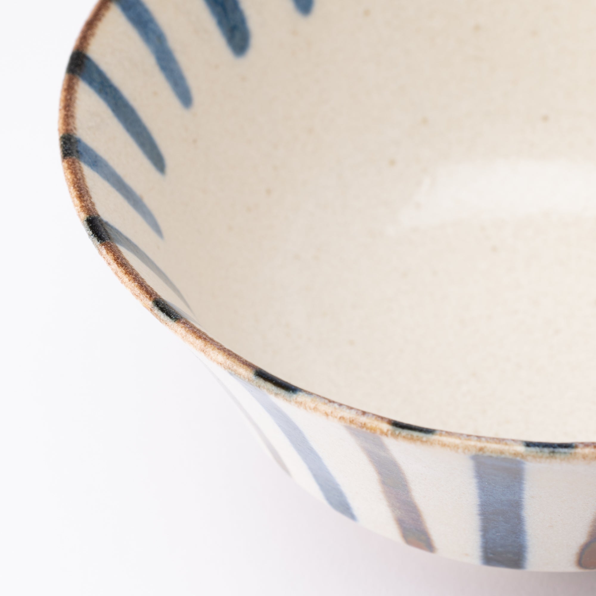 Nanpu Rain Mino Ware Donburi Bowl M - MUSUBI KILN - Handmade Japanese Tableware and Japanese Dinnerware