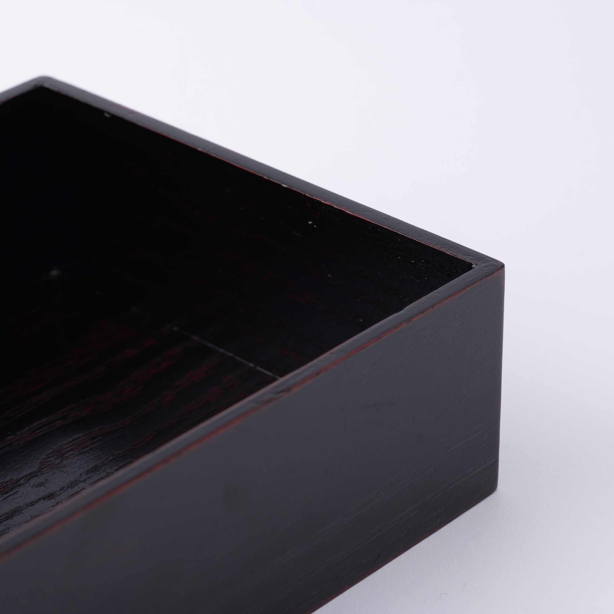 Nunome Line Yamanaka Lacquer Square Bento Box - MUSUBI KILN - Handmade Japanese Tableware and Japanese Dinnerware