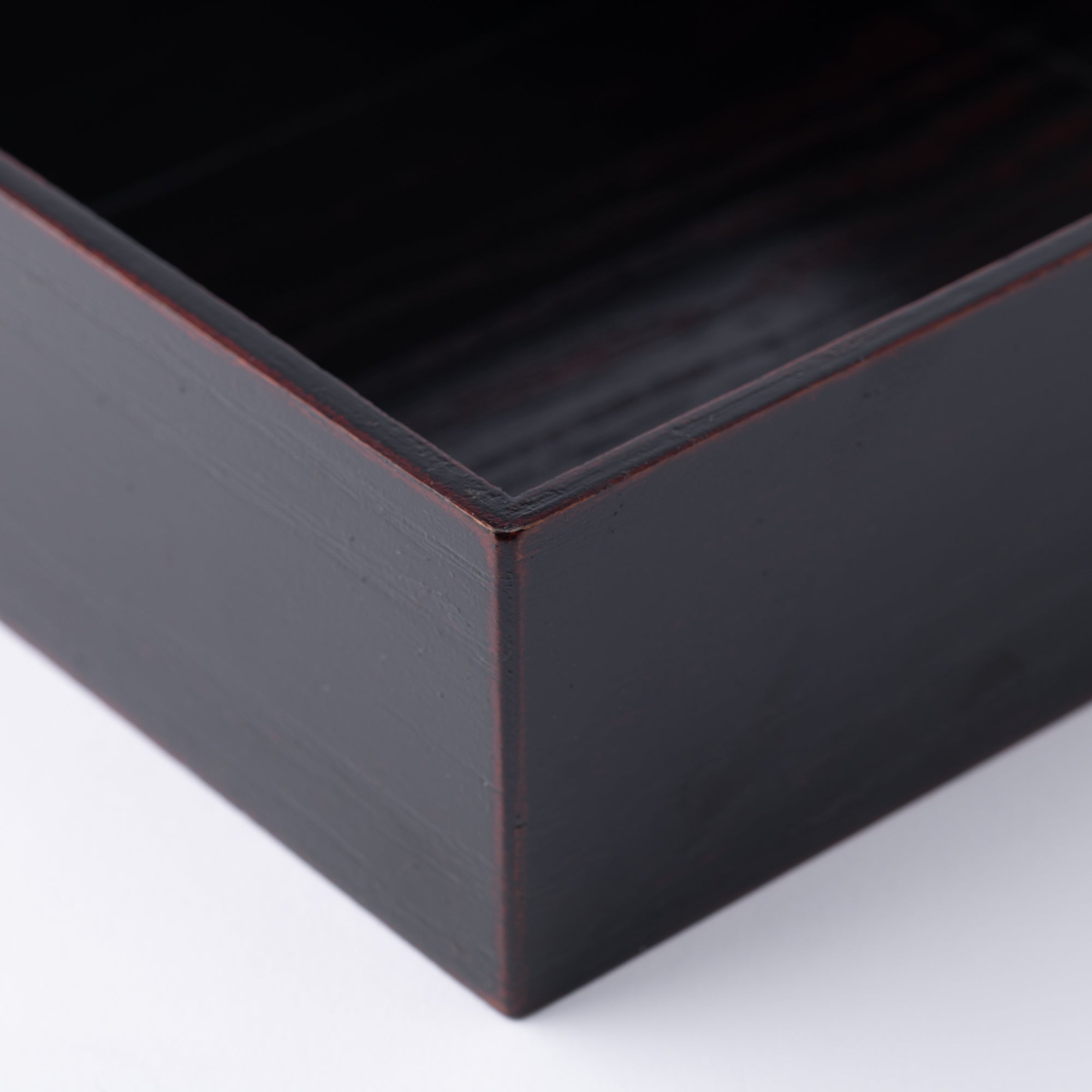 Nunome Line Yamanaka Lacquer Square Bento Box - MUSUBI KILN - Handmade Japanese Tableware and Japanese Dinnerware