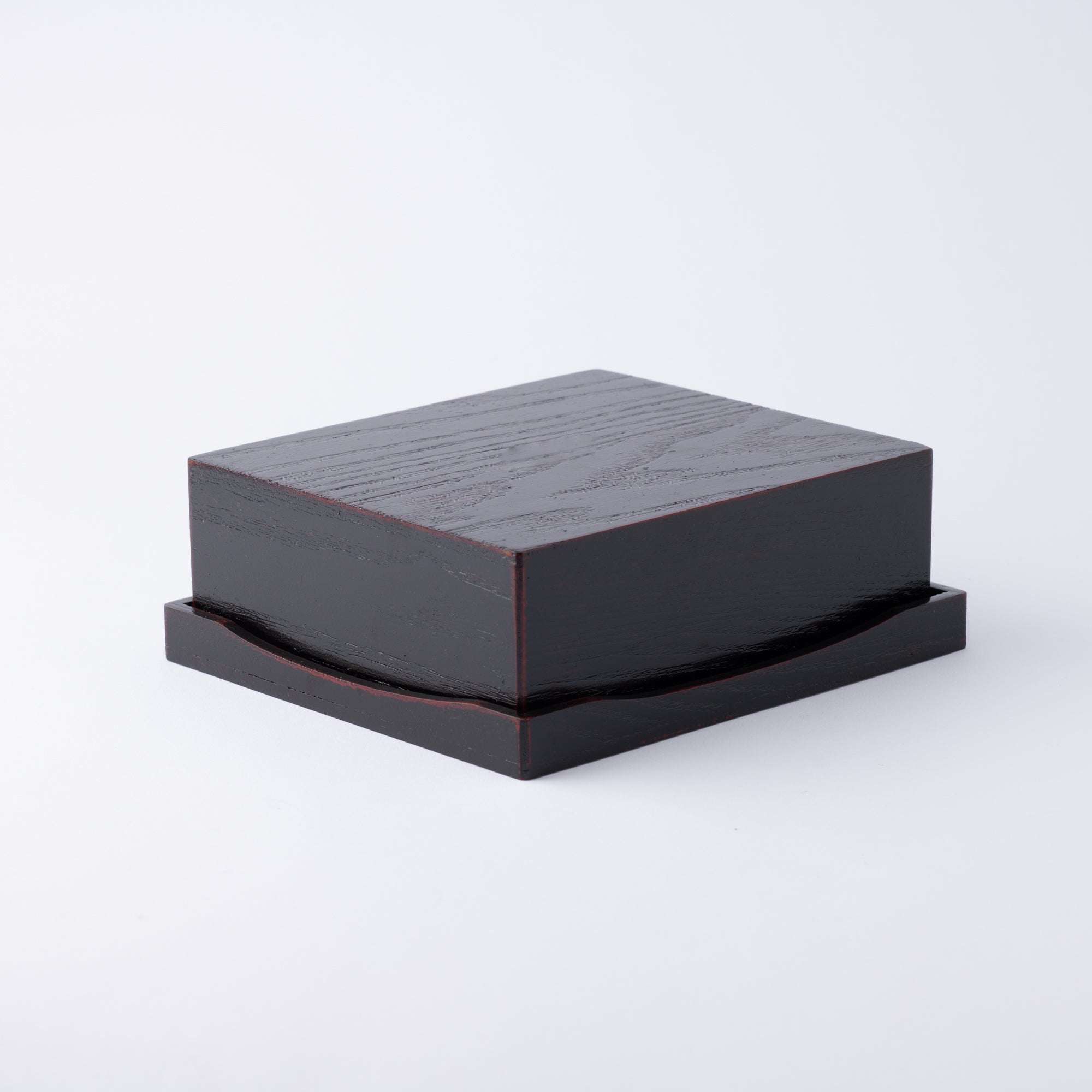 Nunome Line Yamanaka Lacquer Square Bento Box - MUSUBI KILN - Handmade Japanese Tableware and Japanese Dinnerware