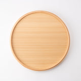 Odate Kougeisha Plain Wood Magewappa Round Tray - MUSUBI KILN - Handmade Japanese Tableware and Japanese Dinnerware