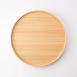 Odate Kougeisha Plain Wood Magewappa Round Tray - MUSUBI KILN - Handmade Japanese Tableware and Japanese Dinnerware