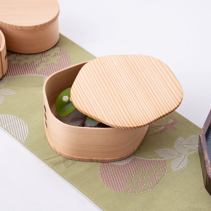 Odate Kougeisha Plum Blossom Magewappa Bento Box - MUSUBI KILN - Handmade Japanese Tableware and Japanese Dinnerware