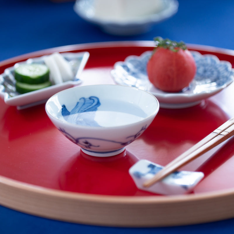 Odate Kougeisha Red Magewappa Round Tray - MUSUBI KILN - Handmade Japanese Tableware and Japanese Dinnerware