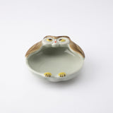 Owl Arita Ware Ladle Rest - MUSUBI KILN - Handmade Japanese Tableware and Japanese Dinnerware