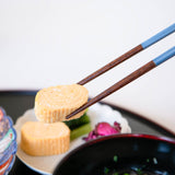 Perfect Fit Machine Washable Wakasa Lacquer Chopsticks Blue - MUSUBI KILN - Handmade Japanese Tableware and Japanese Dinnerware
