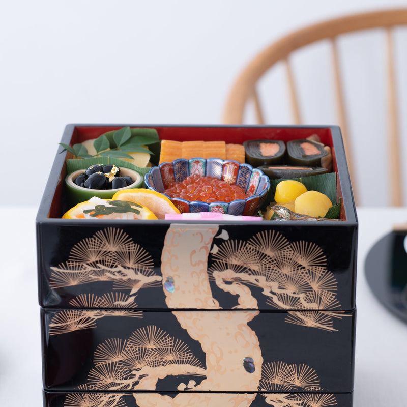 3 Tier Ceramic Bento Box Stacking Porcelain Food Boxes W Lid Vegetables