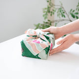 Pink Alligator Furoshiki Wrapping Cloth 19.7in - MUSUBI KILN - Handmade Japanese Tableware and Japanese Dinnerware