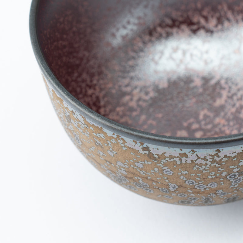 Red Rust Mino Ware Japanese Teacup - MUSUBI KILN - Handmade Japanese Tableware and Japanese Dinnerware