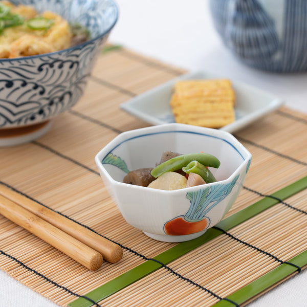 Red Turnip Kutani Bowl - MUSUBI KILN - Handmade Japanese Tableware and Japanese Dinnerware