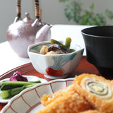 Red Turnip Kutani Bowl - MUSUBI KILN - Handmade Japanese Tableware and Japanese Dinnerware