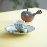 Ri Sanpei Fortune Chinese Character Arita Japanese Teacup - MUSUBI KILN - Handmade Japanese Tableware and Japanese Dinnerware