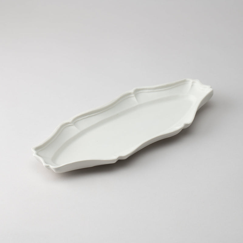 RINKA Usuki Oval Long Plate - MUSUBI KILN - Handmade Japanese Tableware and Japanese Dinnerware
