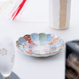 Rinkuro Kiln Old Imari Chrysanthemum Imari Round Plate 6.2in - MUSUBI KILN - Quality Japanese Tableware and Gift