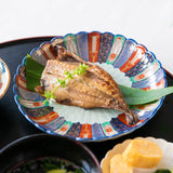 Rinkuro Kiln Old Imari Story Chimon Imari Round Plate - MUSUBI KILN - Handmade Japanese Tableware and Japanese Dinnerware