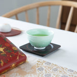 Round-cornered Yamanaka Lacquer Coaster - MUSUBI KILN - Handmade Japanese Tableware and Japanese Dinnerware