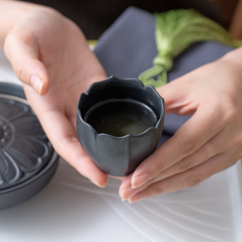 RYOUKA Usuki Japanese Teacup - MUSUBI KILN - Handmade Japanese Tableware and Japanese Dinnerware