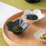 RYOUKA Usuki Sakura Sauce Plate - MUSUBI KILN - Handmade Japanese Tableware and Japanese Dinnerware