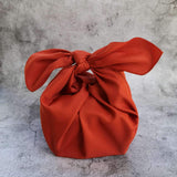 Sazara Pattern Red Furoshiki Wrapping Cloth - 17in/30in - MUSUBI KILN - Handmade Japanese Tableware and Japanese Dinnerware