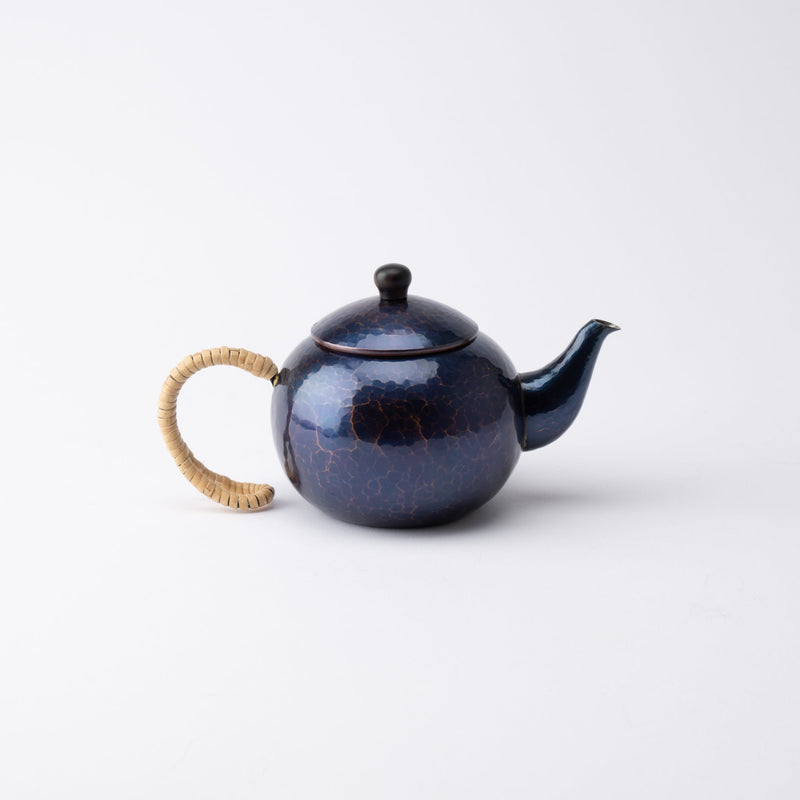 Seigado Indigo Blue Japanese Teapot 12.2oz(360ml) - MUSUBI KILN - Handmade Japanese Tableware and Japanese Dinnerware