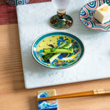 Seikou Kiln Duck Kutani Sauce Plate - MUSUBI KILN - Handmade Japanese Tableware and Japanese Dinnerware