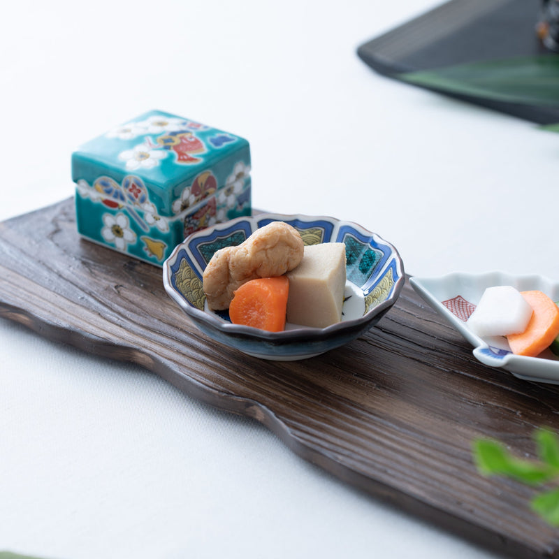 Seikou Kiln Ko-Kutani Kobachi Bowl Set - MUSUBI KILN - Quality Japanese Tableware and Gift