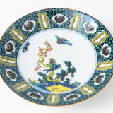 Seikou Kiln Pine and Bird Kutani Sauce Plate - MUSUBI KILN - Handmade Japanese Tableware and Japanese Dinnerware