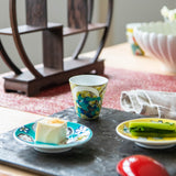 Seikou Kiln Wind and Thunder God Kutani Ochoko Sake Cup - MUSUBI KILN - Handmade Japanese Tableware and Japanese Dinnerware