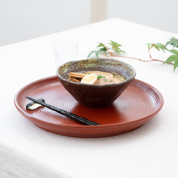 Shigara Mino Ware Donburi Bowl M - MUSUBI KILN - Handmade Japanese Tableware and Japanese Dinnerware