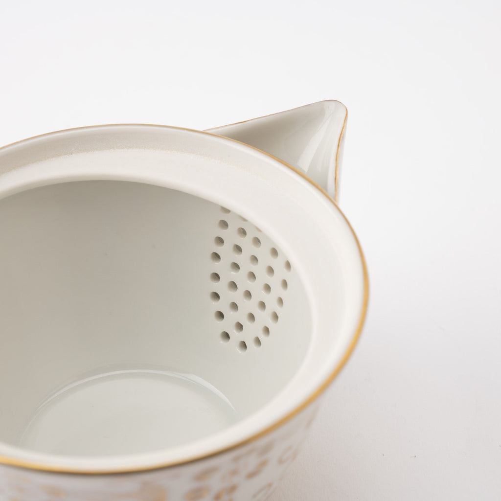 tasse blanche japonaise H9,2xØ8,6cm KOHIKI SHINOGI