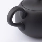 Shoho Black Leaf Tokoname Japanese Teapot Set 6.1oz(180ml)-Sasame and Ceramesh - MUSUBI KILN - Handmade Japanese Tableware and Japanese Dinnerware