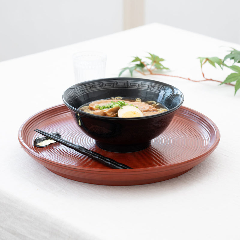 Silver Dragon Mino Ware Ramen Bowl M - MUSUBI KILN - Handmade Japanese Tableware and Japanese Dinnerware
