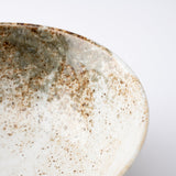 Snow Shino Mino Ware Ramen Bowl M - MUSUBI KILN - Handmade Japanese Tableware and Japanese Dinnerware