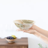 Snow Shino Mino Ware Ramen Bowl S - MUSUBI KILN - Handmade Japanese Tableware and Japanese Dinnerware
