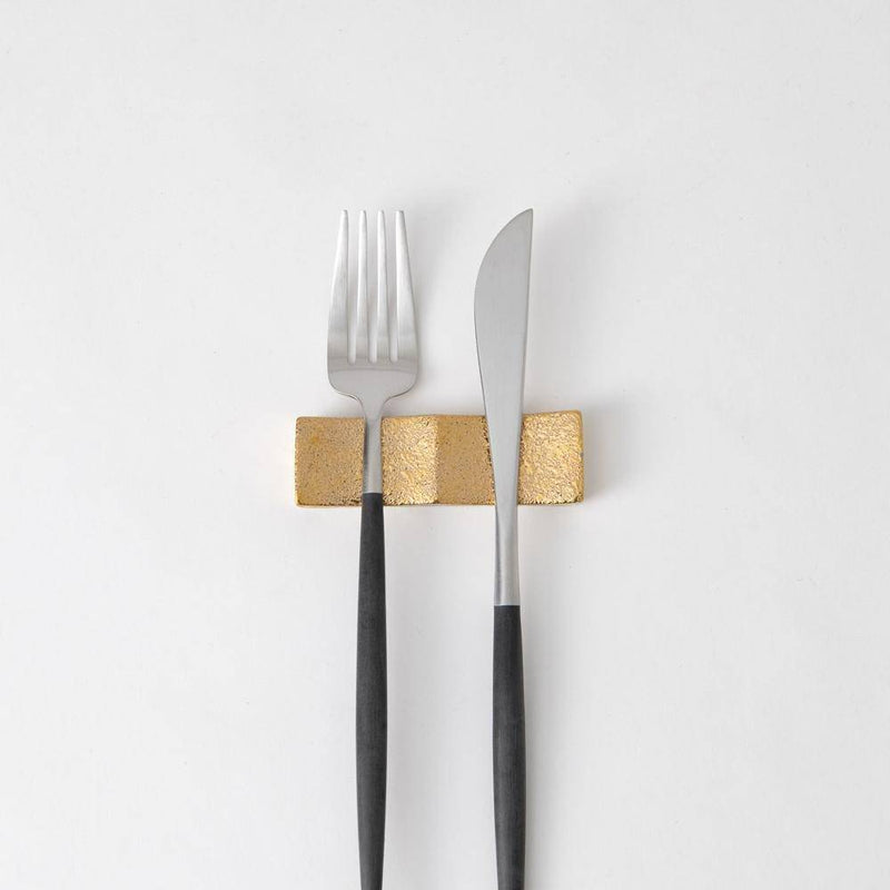 Soukyu Kiln Kinsai Kutani Cutlery Rest - MUSUBI KILN - Handmade Japanese Tableware and Japanese Dinnerware