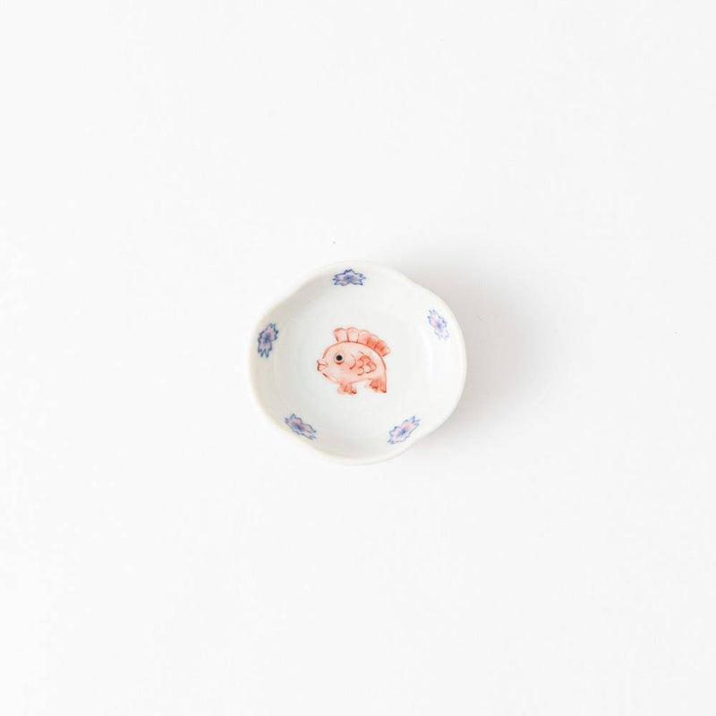 Soukyu Kiln Kozuke Kutani Sauce Plate - MUSUBI KILN - Handmade Japanese Tableware and Japanese Dinnerware