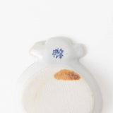 Soukyu Kiln Treasure Bag Kutani Sauce Plate - MUSUBI KILN - Handmade Japanese Tableware and Japanese Dinnerware