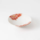 Souraku-An Red Peony Bowl Set A - MUSUBI KILN - Handmade Japanese Tableware and Japanese Dinnerware