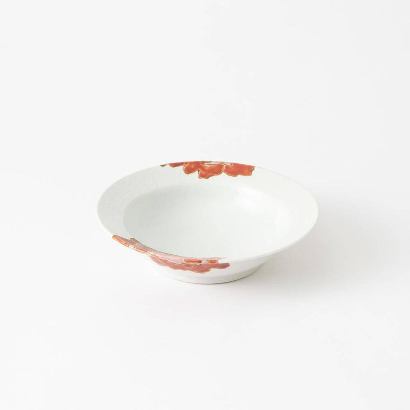 Souraku-An Red Peony Bowl Set B - MUSUBI KILN - Handmade Japanese Tableware and Japanese Dinnerware