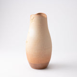 Sunlight Shigaraki Ware Long Flower Vase - MUSUBI KILN - Handmade Japanese Tableware and Japanese Dinnerware