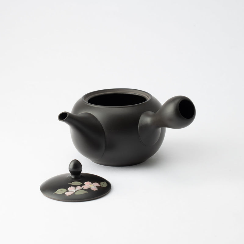 Syunju Hanamizuki Tokoname Japanese Teapot 17oz(500ml)-Sawayaka - MUSUBI KILN - Handmade Japanese Tableware and Japanese Dinnerware