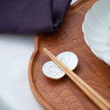 Tasei Kiln Awaji Knot Arita Chopstick Rest - MUSUBI KILN - Quality Japanese Tableware and Gift