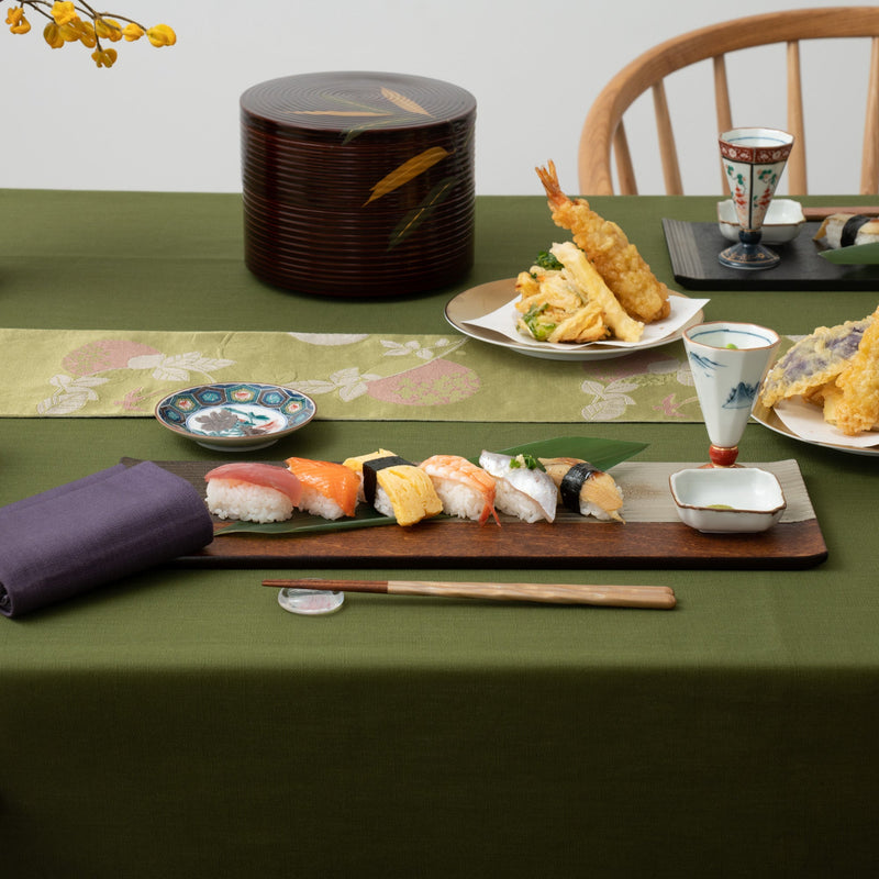 Tin Ginsai Echizen Lacquerware Serving Tray - MUSUBI KILN - Quality Japanese Tableware and Gift