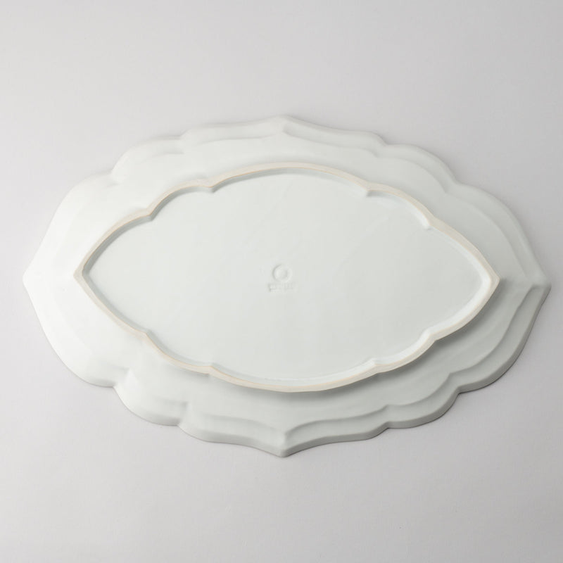 Usuki Oval Plate L - MUSUBI KILN - Handmade Japanese Tableware and Japanese Dinnerware