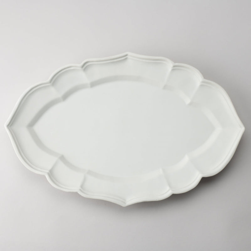 Usuki Oval Plate L - MUSUBI KILN - Handmade Japanese Tableware and Japanese Dinnerware