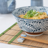 Wave Mino Ware Ramen Bowl M - MUSUBI KILN - Handmade Japanese Tableware and Japanese Dinnerware